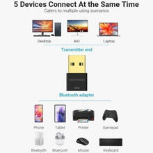 Transmisor y receptor usb/ mp3/ bluetooth vention nafb0