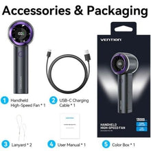 Ventilador de mano vention pbbv0/ 4 velocidades