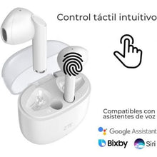 Auriculares bluetooth zte buds 2 con estuche de carga/ autonomía 5h/ blancos